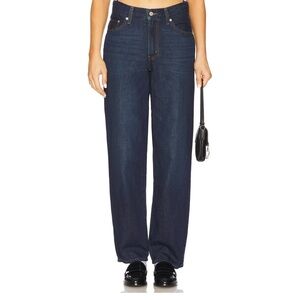 Levi's Dark Blue Straight-Leg Women's Jeans
